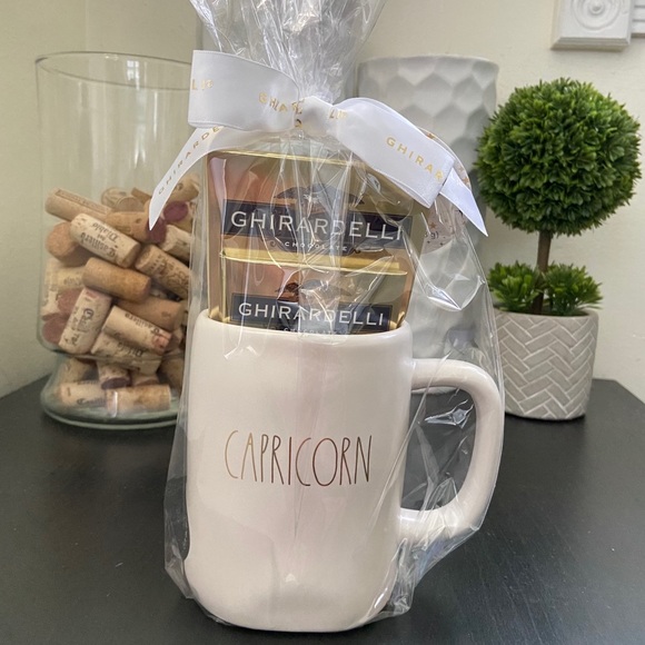 Rae Dunn Other - Rae Dunn CAPRICORN Matte Mug & Chocolate Gift Set